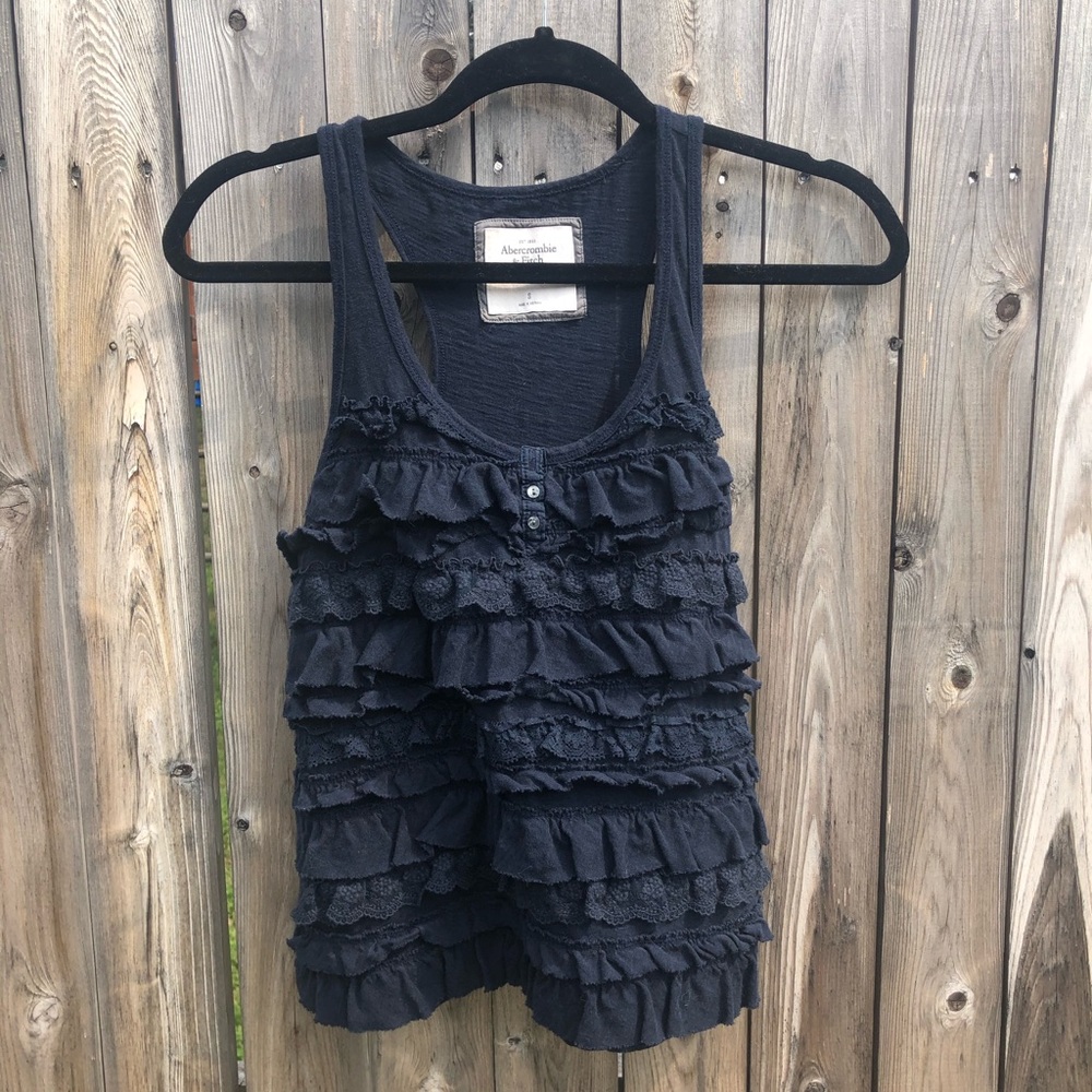 Abercrombie and Fitch Ruffled Tank